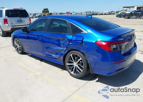 2022 Honda Civic Touring z USA, uszkodzony, nr VIN 2HGFE1F91NH302344